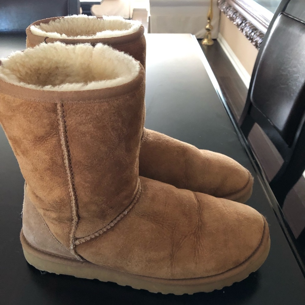 ugg boots brown classic short